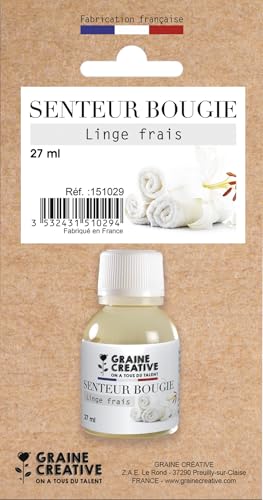 Graine Créative Skin Senteur Bougie Linge Frais 27 ML - Sports & Fitness Amazon France à 6.17€