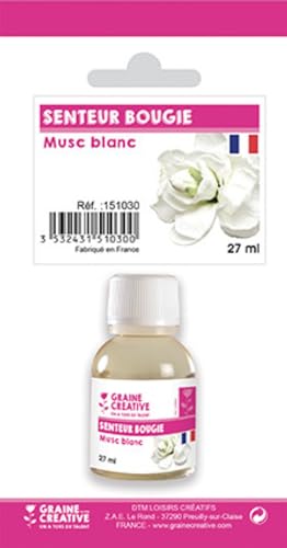 Graine Créative Skin Senteur Bougie MUSC Blanc 27 ML - Sports & Fitness en promo à 7.00€