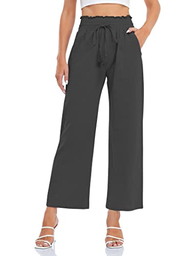 Famulily Pantalones de lino para mujer, verano, pierna... - Sports & Fitness en promo à 19.37€