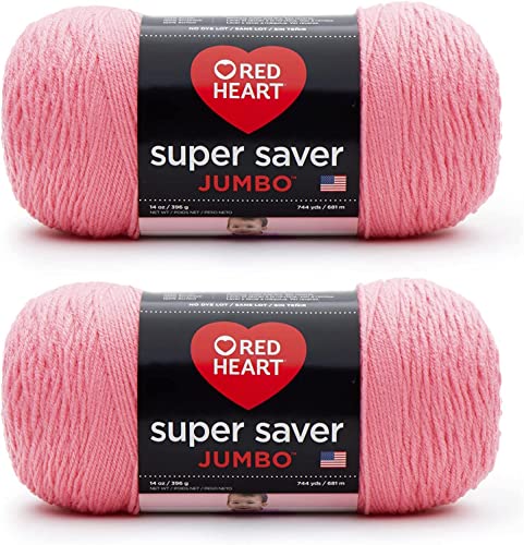 Red Heart Super Saver Jumbo Perfect Pink Garn – 2 Packungen... - Maison & Cuisine Amazon Allemagne à 16.54€