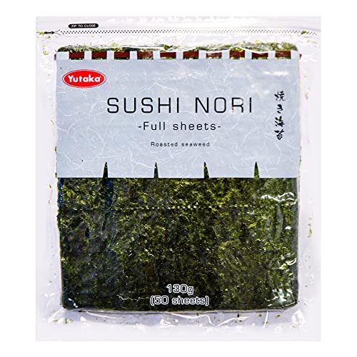 Yutaka Roasted Seaweed 50 Full Sheets | Premium Japanese... - Home & Kitchen Amazon UK à 6.98€
