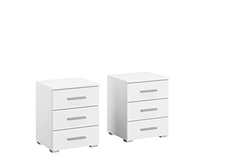 Rauch Möbel Base - Comodino a 3 cassetti, 40 x 52 x 40 cm - Maison & Cuisine en promo à 124.95€