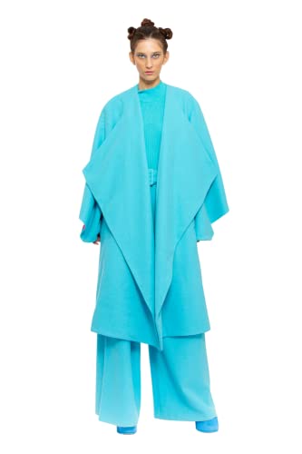 CHAOUICHE Abrigo Western para Mujer, Azul, XL - Jardin & Extérieur en promo à 39.41€