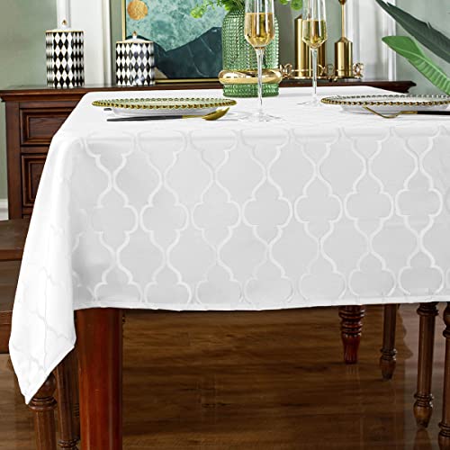 Jacquard-Tischdecke mit Blumenmuster, Polyester-Tischdecke... - Maison & Cuisine en promo à 8.18€