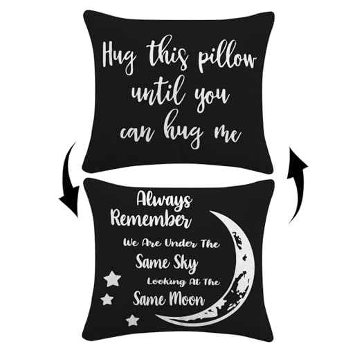 Hug This Pillow Until You Can Hug Me Reversible Decor Throw... - Maison & Cuisine Amazon Royaume-Uni à 2.00€