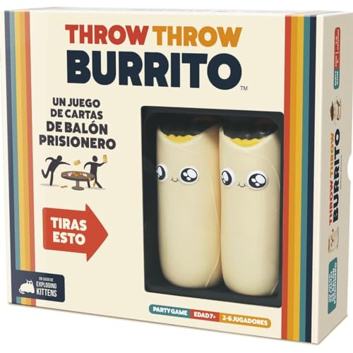 Exploding Kittens Throw Throw Burrito, Juego para Fiestas... - Toys & Games Amazon Spain à 17.19€