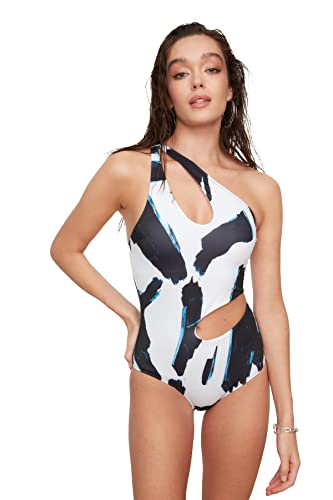 Trendyol Traje de baño detallado Corte de patrón Abstracto... - Amazon Espagne à 11.94€