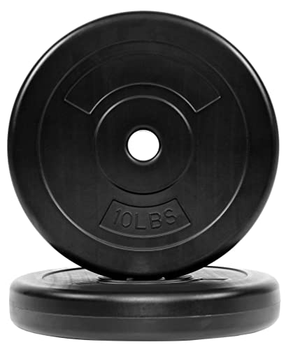BalanceFrom Placa de peso estándar de vinilo de 1 pulgada... - Jouets & Jeux en promo à 14.08€