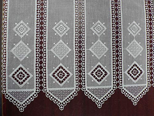 TEXTIL ITANA Visillo HOLANDES Cortina Cafe Guipure ARLEQUIN... - Bricolage & Outils Amazon Espagne à 2.31€