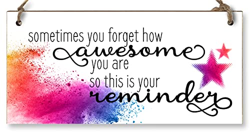 The Plum Penguin Handmade Wooden Hanging Wall Plaque Don't... - Maison & Cuisine Amazon Royaume-Uni à 2.00€