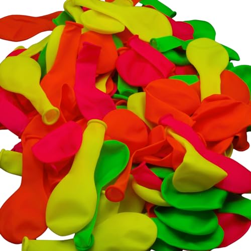 UV FLOOR - Confezione da 100 palloncini fluorescenti –... - Jouets & Jeux Amazon Italie à 12.56€
