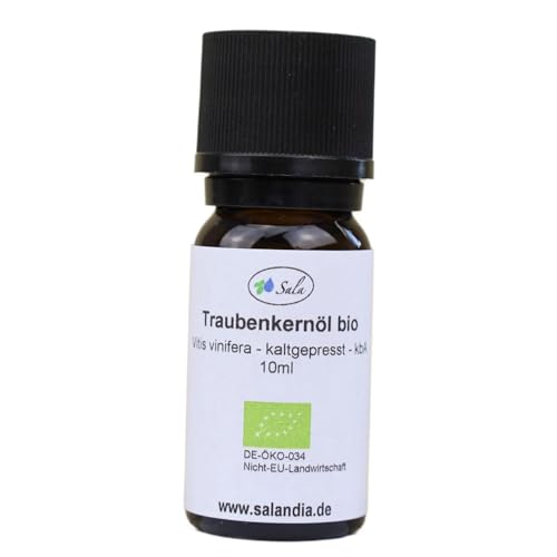 Sala Traubenkernöl kaltgepresst BIO 10 ml - Auto & Moto Amazon Allemagne à 2.49€