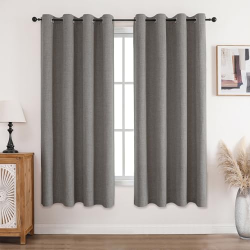 CUCRAF Vorhang 100% Blickdicht Leinen Gardinen mit Ösen... - Home & Kitchen Amazon Germany à 21.76€