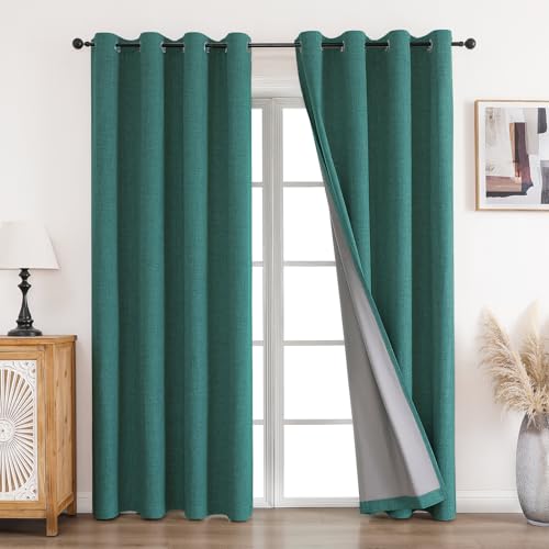 CUCRAF Vorhang 100% Blickdicht Leinen Gardinen mit Ösen... - Home & Kitchen Amazon Germany à 9.81€