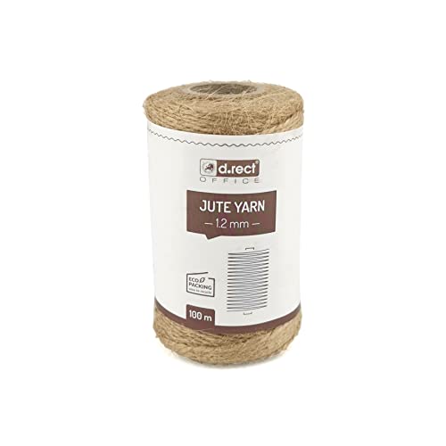 D.RECT 100 m di Corda di Iuta Naturale Marrone | Filo... - Sports & Fitness Amazon Italie à 4.39€
