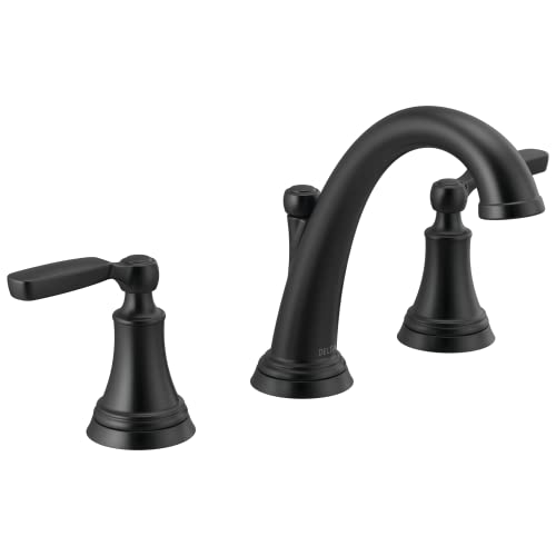 Delta Faucet Woodhurst Widespread Bathroom Faucet Black... - Maison & Cuisine Amazon Royaume-Uni à 83.58€