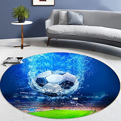 Moderne Flamme Fußball Wohnzimmer Schlafzimmer Teppich... - Maison & Cuisine Amazon Allemagne à 2.99€