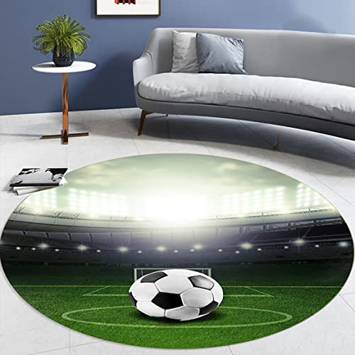 Moderne Flamme Fußball Wohnzimmer Schlafzimmer Teppich... - Maison & Cuisine Amazon Allemagne à 2.59€