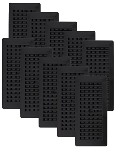 Decor Grates PL410-BLK-10 Lamellen-Bodenregister aus... - Réduction -73% à 14.80€