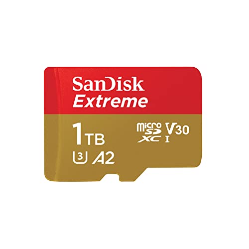 SanDisk 1TB Extreme microSDXC card +SD adapter, microSD... - High-Tech & Électronique Amazon Royaume-Uni à 209.99€