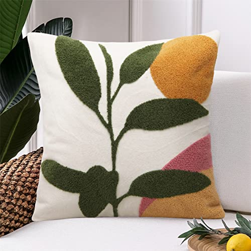 JASEN Abstract Boho Pillow Covers 18x18,Soft Mid Century... - Home & Kitchen Amazon UK à 12.29€