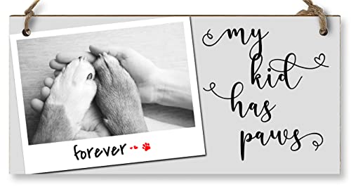 The Plum Penguin Handmade Wooden Hanging Wall Plaque My Kid... - Animalerie Amazon Royaume-Uni à 2.00€