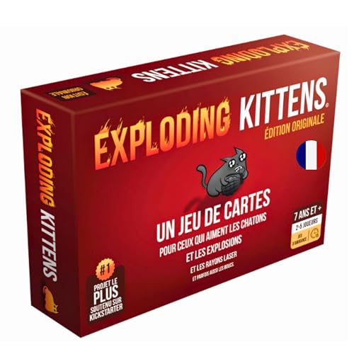 Asmodee Exploding Kittens Jeu de Base - Jeu de Cartes... - Jouets & Jeux en promo à 12.05€
