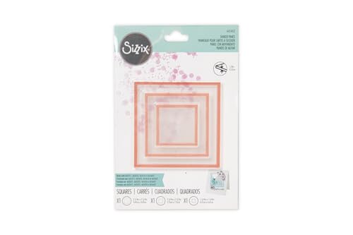 Sizzix Making Essential Shaker Panes Squares 1 2 3 1/2"... - Maison & Cuisine Amazon Royaume-Uni à 2.40€