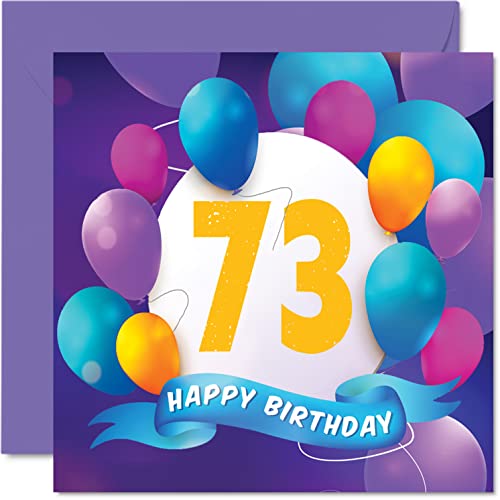 Stuff4 Biglietto di auguri per 73° compleanno per uomini e... - Amazon Italie à 6.03€