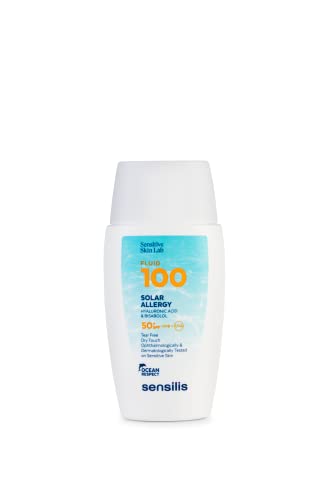 Sensilis - Fluid 100 Solar Allergy SPF50+, Écran Solaire... en promo à 14,45€ (-43%) sur Amazon FR