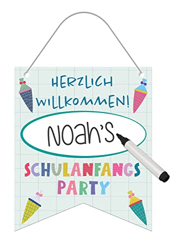Folat Mini Bannière Schulanfang-25x30cm, 66086, Multicolore - Nouvelle promo Amazon à 5.13€