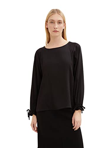 TOM TAILOR Señoras Blusa con lazo en la manga 1034031... - Amazon Espagne à 9.67€