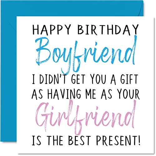 Cartes d'anniversaire amusantes pour petit ami – Joyeux... - Fournitures Bureau Amazon France à 4.67€