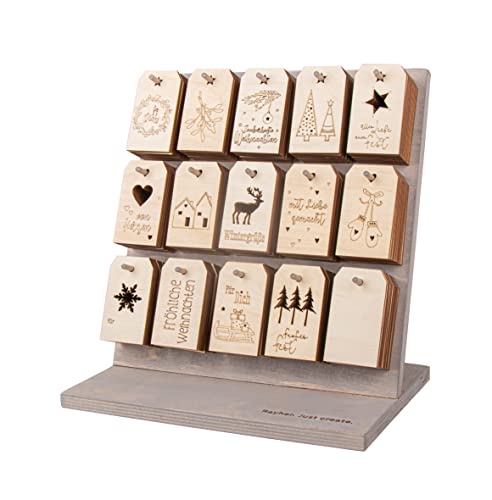 Rayher espositore in legno con 180 targhette in legno con... - Loisirs Créatifs Amazon Italie à 31.11€