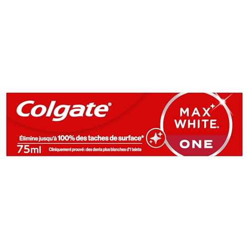 COLGATE - Denttifrice blancheur 1 teinte Max White One 75ML... - Sports & Fitness Amazon France à 2.38€