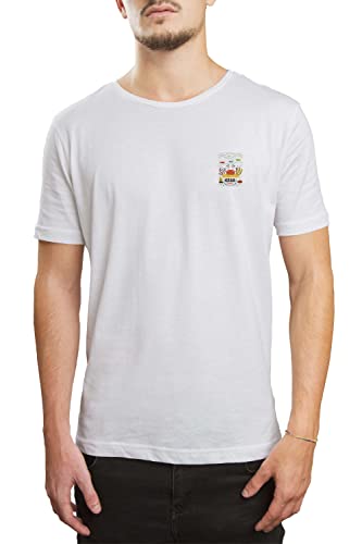 Bonateks Camiseta para Hombre TRFSTW100654M, Color Blanco... - Amazon Spain à 6.91€