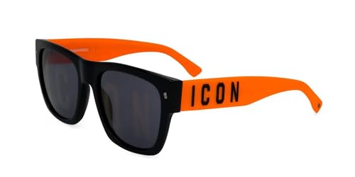 DSQUARED2 Occhiali da, 8lz/7y Nero Arancione, 44 - Amazon Italie à 73.71€