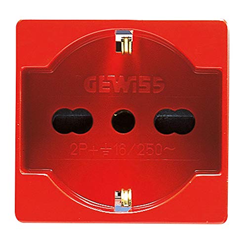 GEWISS - GW20296DY Presa Standard Italiano/Tedesco 250V AC... - Animalerie Amazon Italie à 12.08€