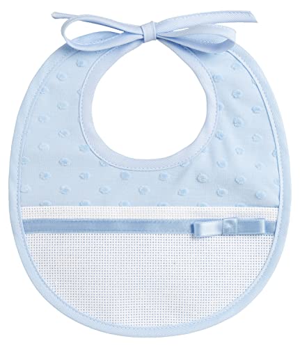 Filet - Bavoir Réalisé en Tissu Doux Effet Pois 3D avec... - Bébé & Puériculture en promo à 4.34€