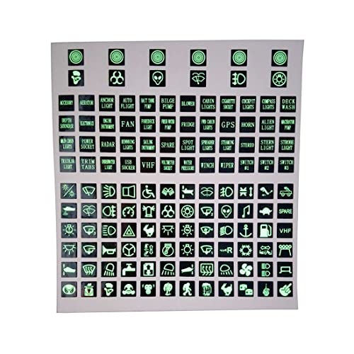 BODYA interrupteur à bascule étiquette autocollant lumineux... - Auto & Moto Amazon France à 2.49€