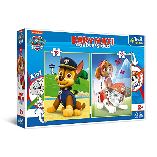 Trefl Primo - PAW Patrol Team - 4in1: Puzzle 2x10 elementi... - Jouets & Jeux Amazon Italie à 15.57€