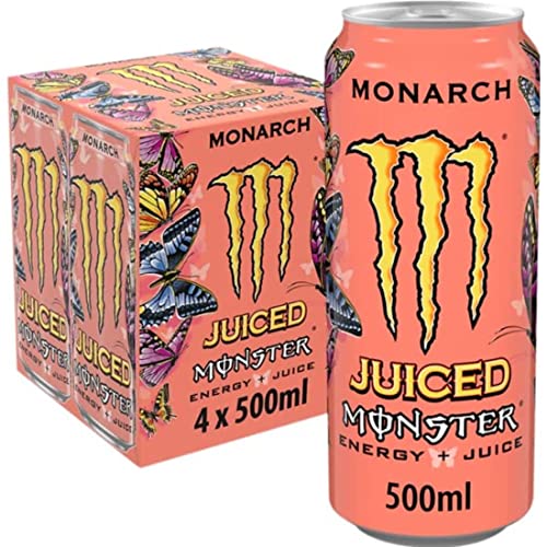 Monster Monarch Energy Drink 4 x 500 ml - Épicerie Amazon Royaume-Uni à 5.25€