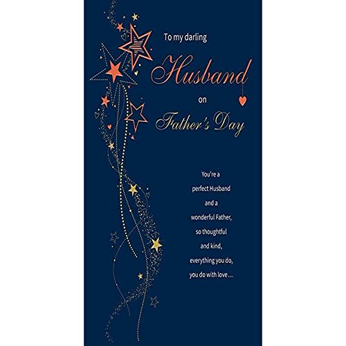 Classic Father's Day Card Husband - 9 x 6 inches - Regal... - High-Tech & Électronique Amazon Royaume-Uni à 3.93€
