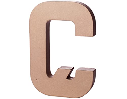 INNSPIRO Letter ç Papel Mache with high Volume. 20 cm.... - Loisirs Créatifs en promo à 2.25€