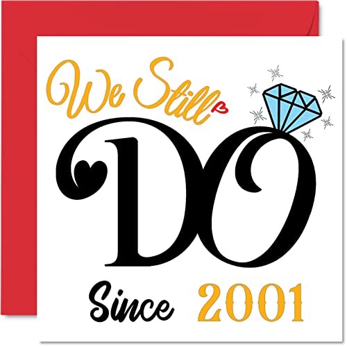 25th Anniversary Card for Husband Wife - We Still Do Since... - High-Tech & Électronique Amazon Royaume-Uni à 2.23€