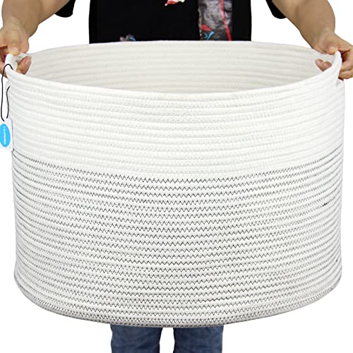 Casaphoria XXXLarge Cotton Rope Basket 21.7" x 21.7" x... - Home & Kitchen Amazon UK à 24.40€