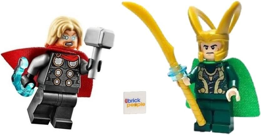 LEGO Superheroes: Thor and Loki Minifigures with Mjolnir... - Jouets & Jeux Amazon France à 22.06€
