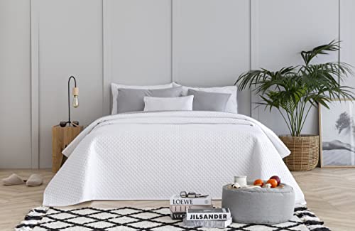 Todocama Feine Steppdecke mit Rautenmuster, für Frühling... - Maison & Cuisine en promo à 21.77€