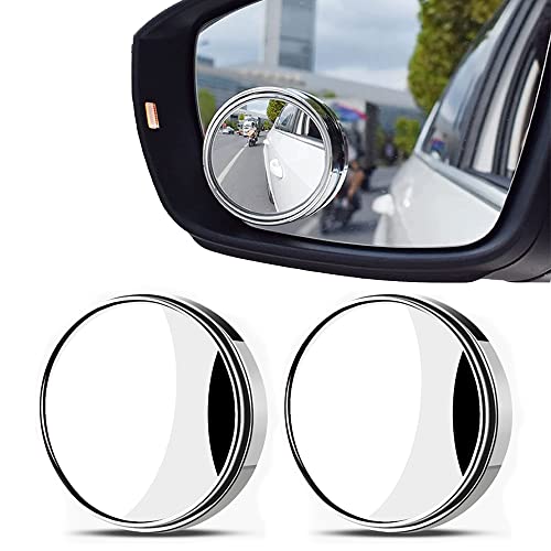 2 Pcs Blind Spot Mirrors, 360° Rotate Sway Silver Round... - Maison & Cuisine Amazon Royaume-Uni à 1.83€