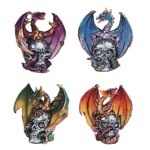 ICE ARMOR 4-PC Green, Blue, Red, Purple Dragons Standing on... - Jouets & Jeux Amazon Royaume-Uni à 17.62€